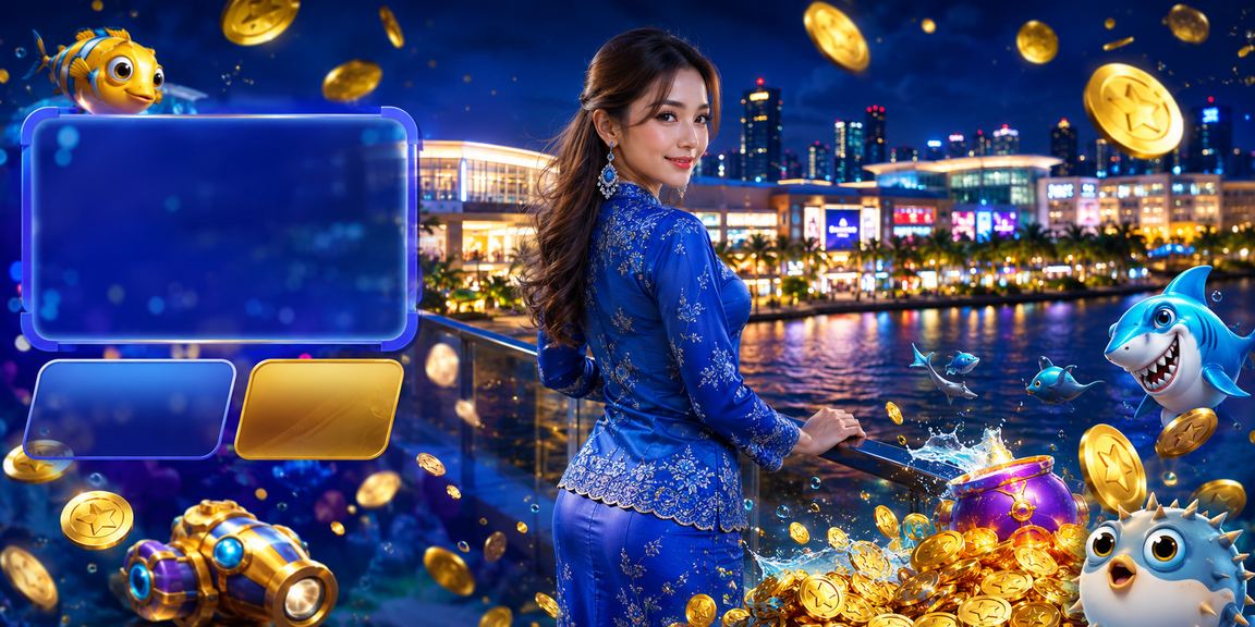Pengalaman mudah alih di Johor Bahru Pengalaman permainan bertema memancing dengan wanita memakai baju kurung di Johor Bahru